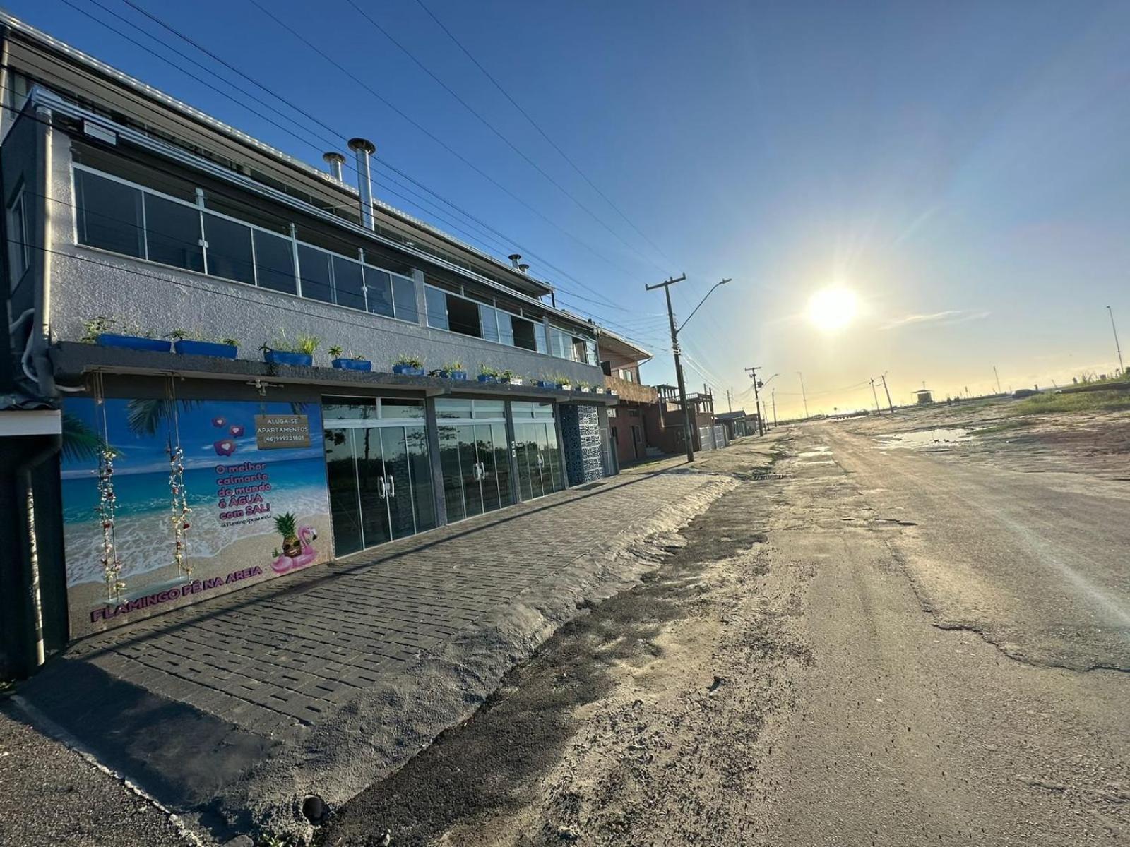 Apartamento Flamingo Pe Na Areia Matinhos Exterior foto